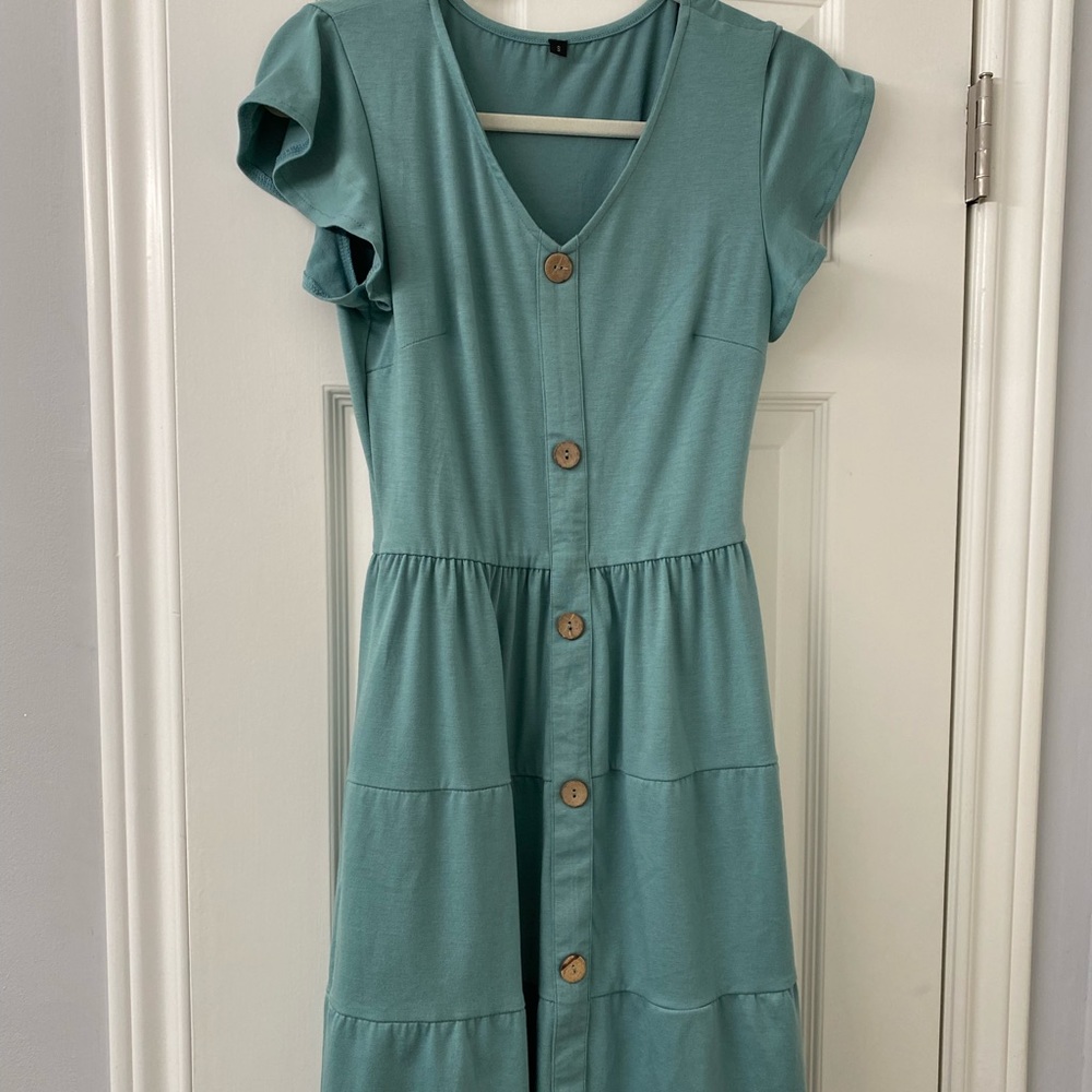 Amazon MITILLY dress sage green S